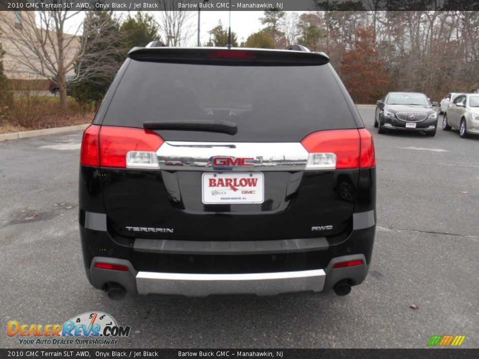 2010 GMC Terrain SLT AWD Onyx Black / Jet Black Photo #5