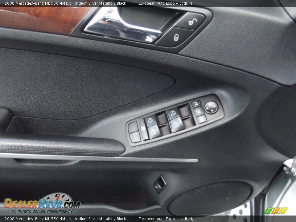 2008 Mercedes-Benz ML 550 4Matic Iridium Silver Metallic / Black Photo #22
