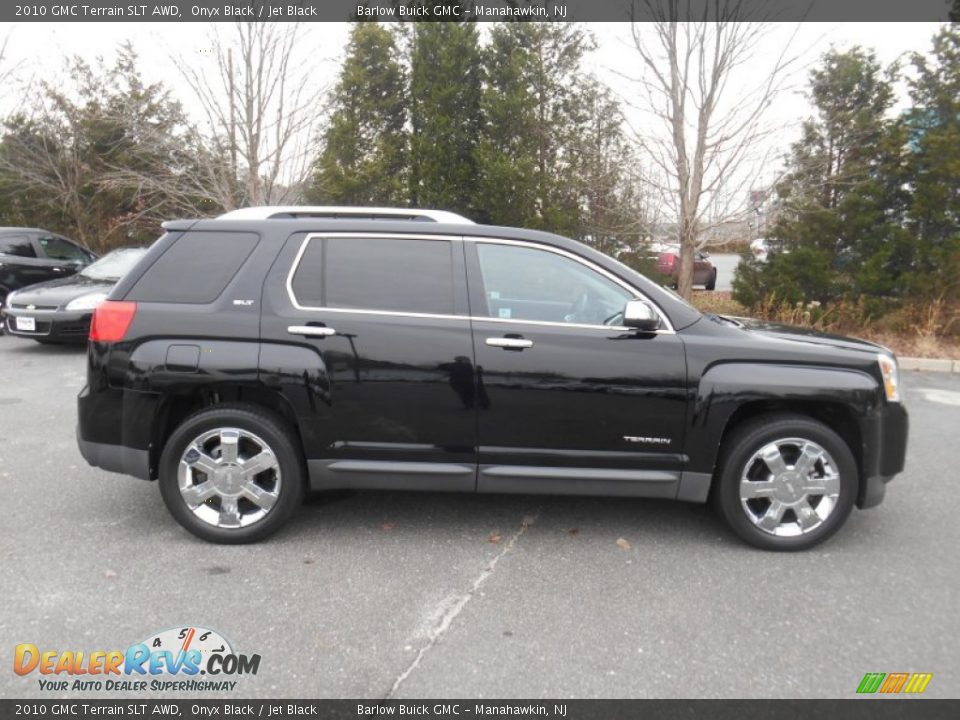 2010 GMC Terrain SLT AWD Onyx Black / Jet Black Photo #7