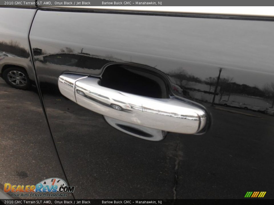 2010 GMC Terrain SLT AWD Onyx Black / Jet Black Photo #9