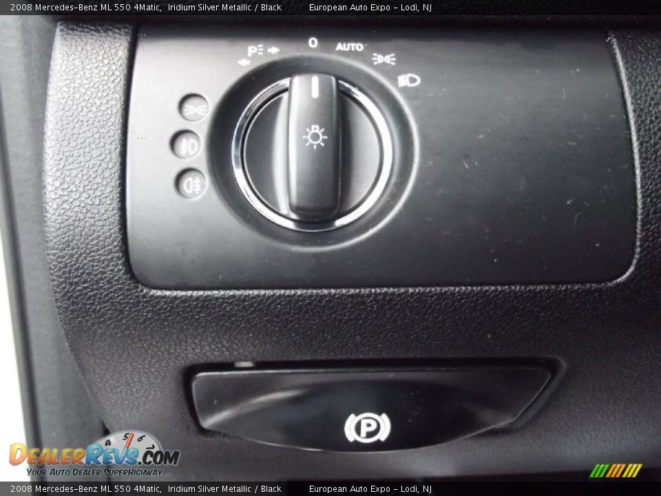 2008 Mercedes-Benz ML 550 4Matic Iridium Silver Metallic / Black Photo #25