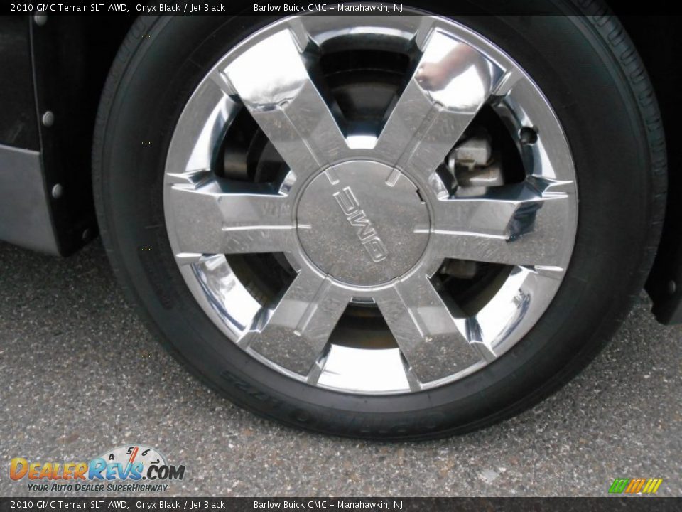 2010 GMC Terrain SLT AWD Onyx Black / Jet Black Photo #12