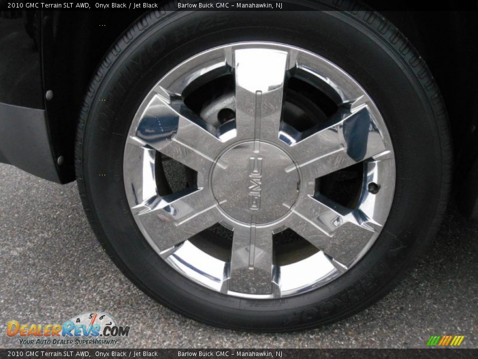 2010 GMC Terrain SLT AWD Onyx Black / Jet Black Photo #13