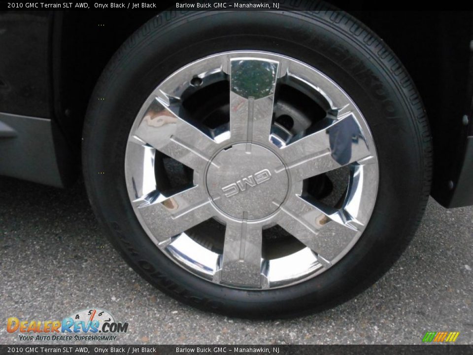 2010 GMC Terrain SLT AWD Onyx Black / Jet Black Photo #14
