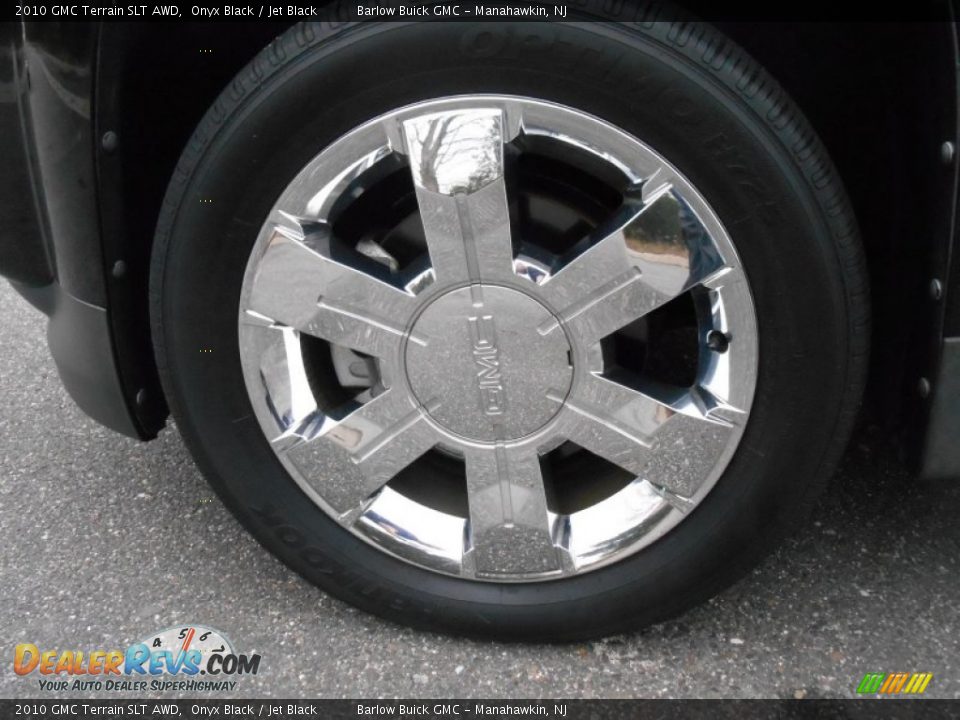 2010 GMC Terrain SLT AWD Onyx Black / Jet Black Photo #15