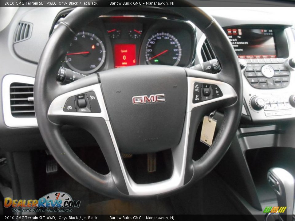 2010 GMC Terrain SLT AWD Onyx Black / Jet Black Photo #22