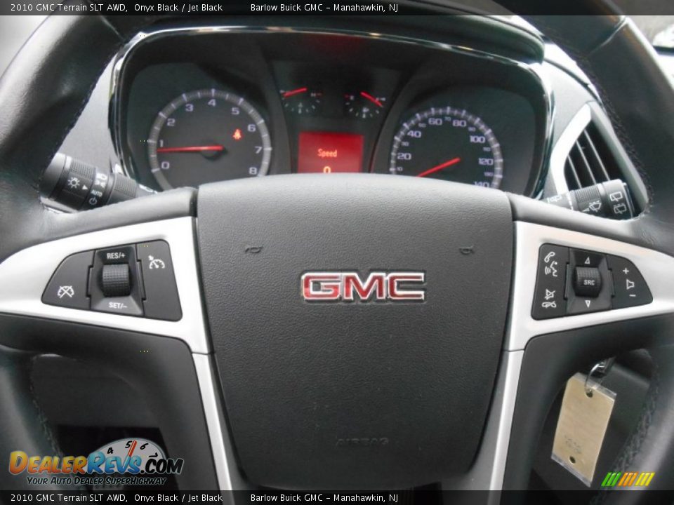 2010 GMC Terrain SLT AWD Onyx Black / Jet Black Photo #24