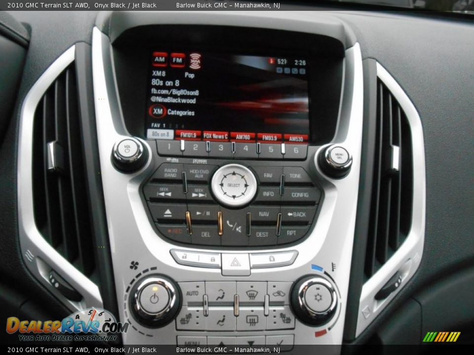 2010 GMC Terrain SLT AWD Onyx Black / Jet Black Photo #25