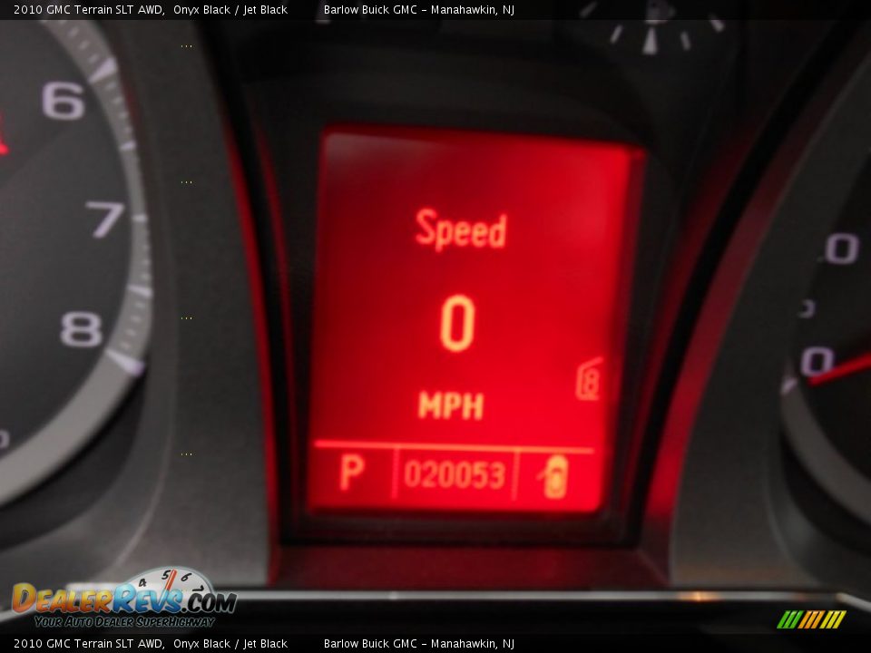 2010 GMC Terrain SLT AWD Onyx Black / Jet Black Photo #26