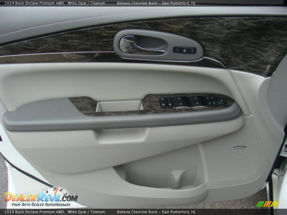 2014 Buick Enclave Premium AWD White Opal / Titanium Photo #6