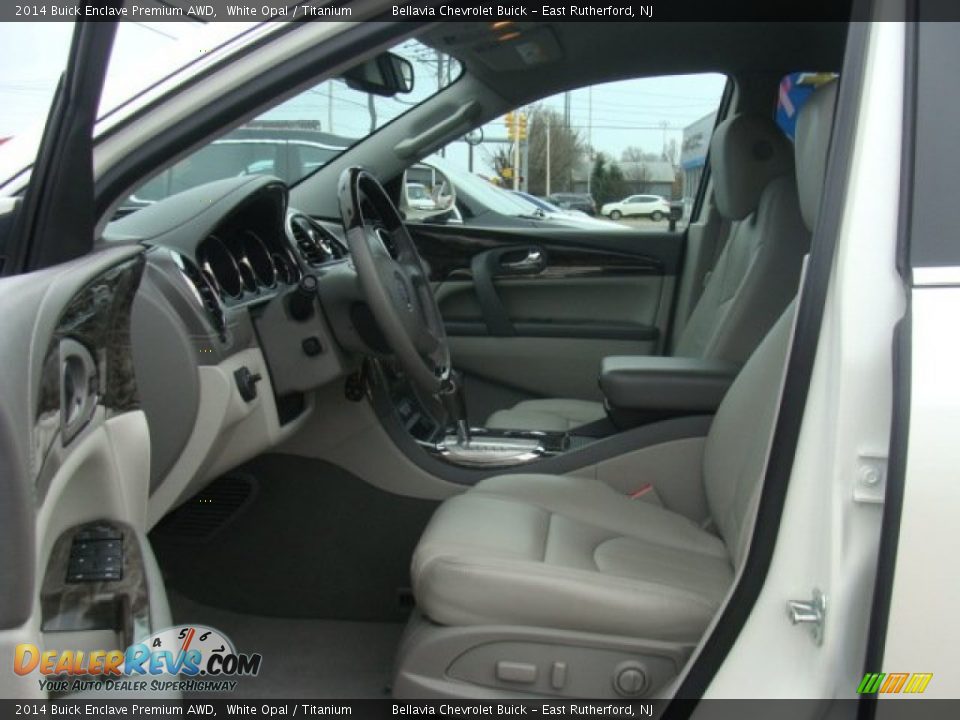 2014 Buick Enclave Premium AWD White Opal / Titanium Photo #7