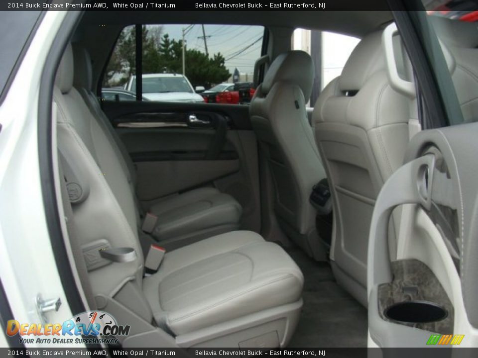 2014 Buick Enclave Premium AWD White Opal / Titanium Photo #12