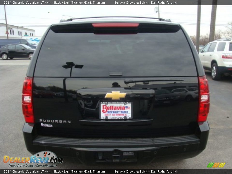 2014 Chevrolet Suburban LT 4x4 Black / Light Titanium/Dark Titanium Photo #5