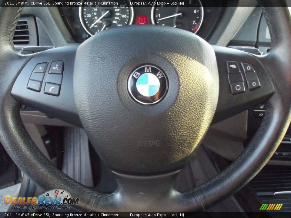 2011 BMW X5 xDrive 35i Sparkling Bronze Metallic / Cinnamon Photo #14