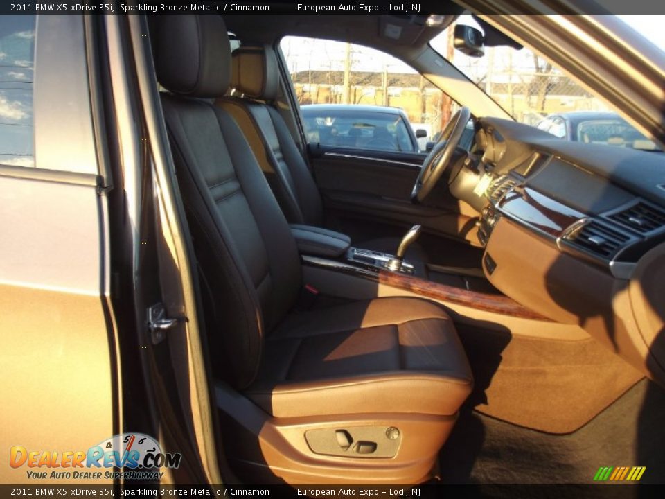 2011 BMW X5 xDrive 35i Sparkling Bronze Metallic / Cinnamon Photo #25