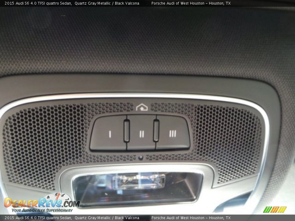 2015 Audi S6 4.0 TFSI quattro Sedan Quartz Gray Metallic / Black Valcona Photo #15