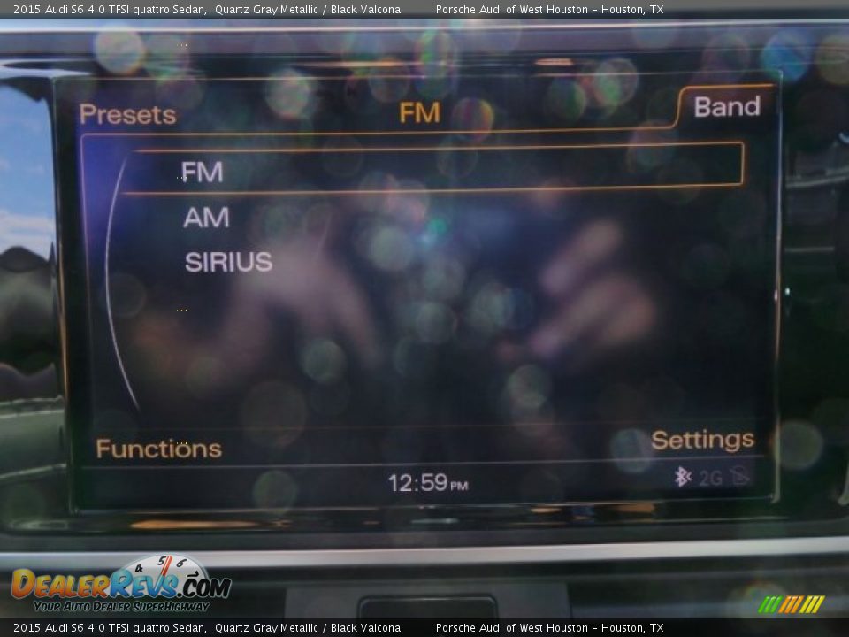 2015 Audi S6 4.0 TFSI quattro Sedan Quartz Gray Metallic / Black Valcona Photo #18