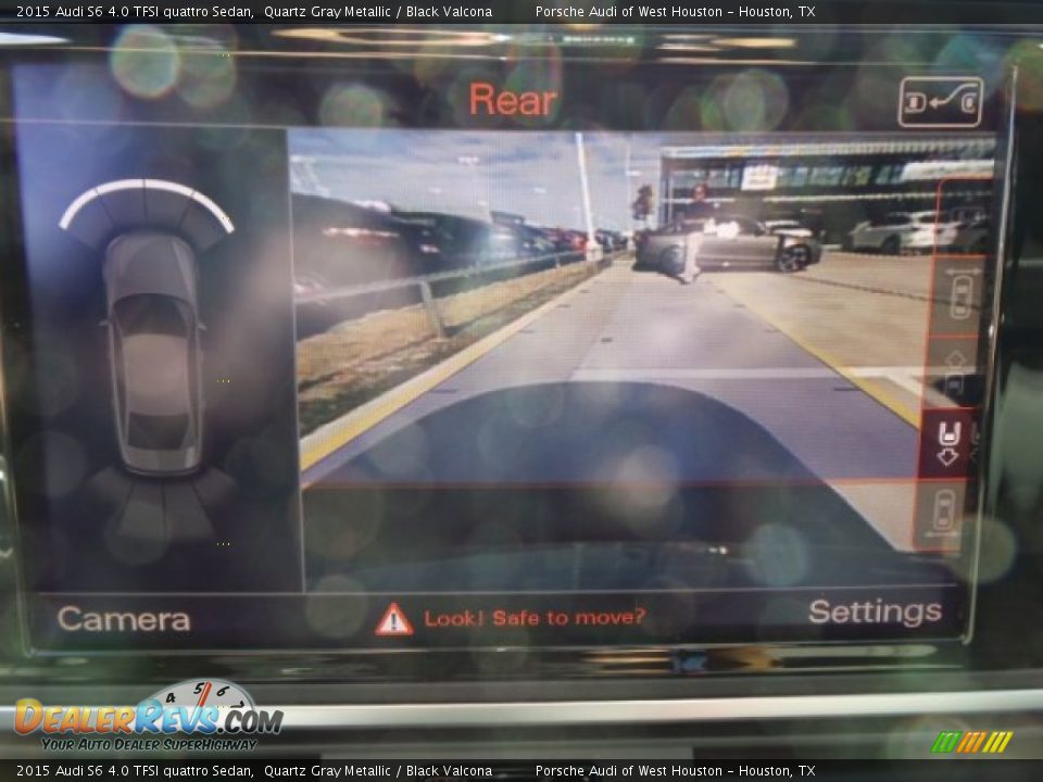 2015 Audi S6 4.0 TFSI quattro Sedan Quartz Gray Metallic / Black Valcona Photo #19