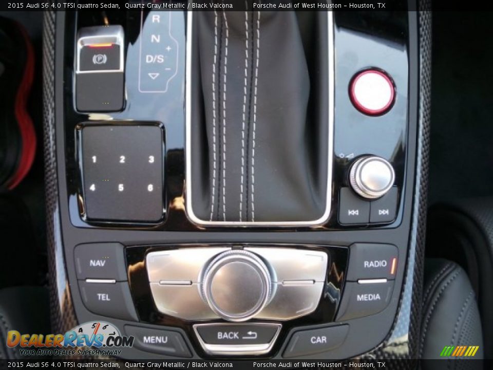2015 Audi S6 4.0 TFSI quattro Sedan Quartz Gray Metallic / Black Valcona Photo #21