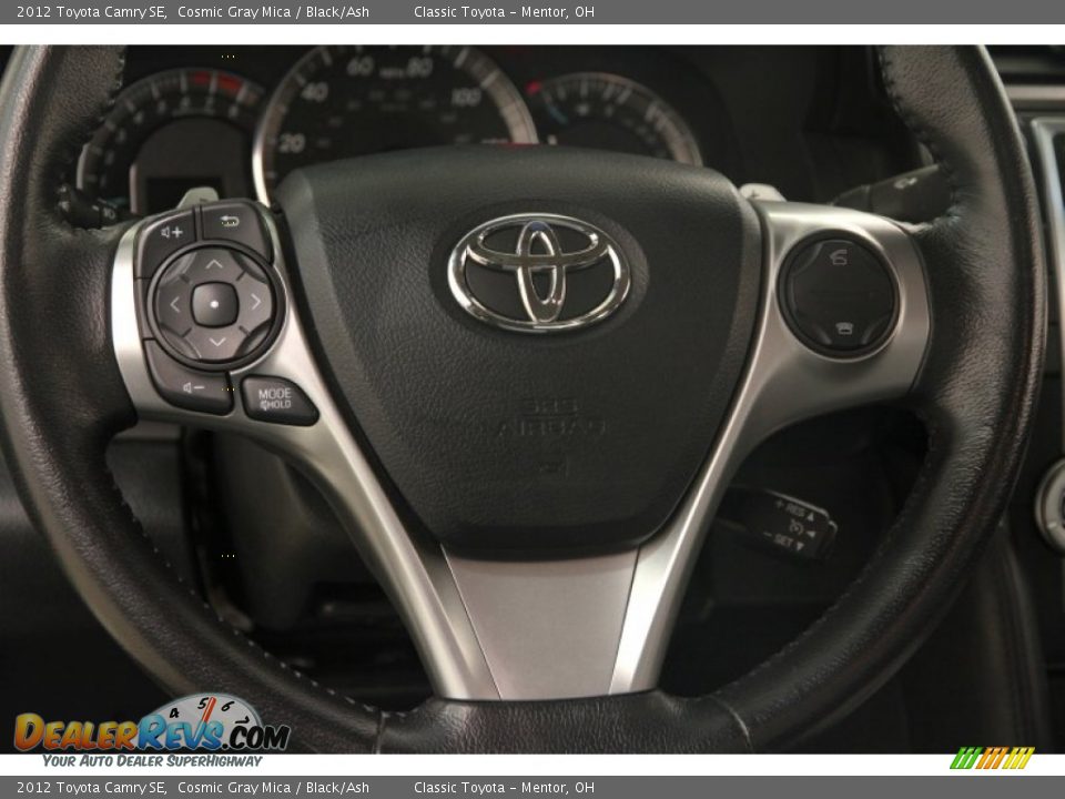 2012 Toyota Camry SE Cosmic Gray Mica / Black/Ash Photo #6