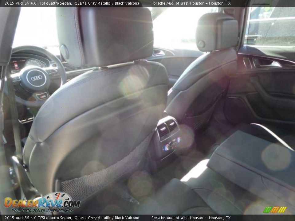 2015 Audi S6 4.0 TFSI quattro Sedan Quartz Gray Metallic / Black Valcona Photo #25