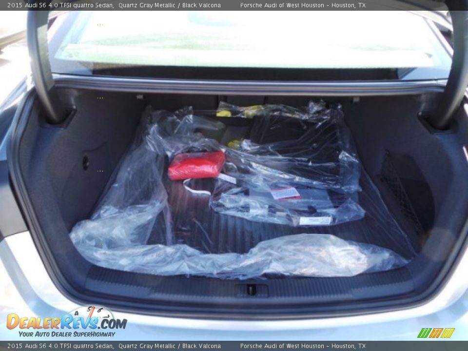 2015 Audi S6 4.0 TFSI quattro Sedan Quartz Gray Metallic / Black Valcona Photo #29