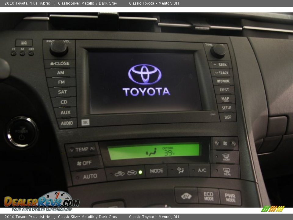 2010 Toyota Prius Hybrid III Classic Silver Metallic / Dark Gray Photo #8
