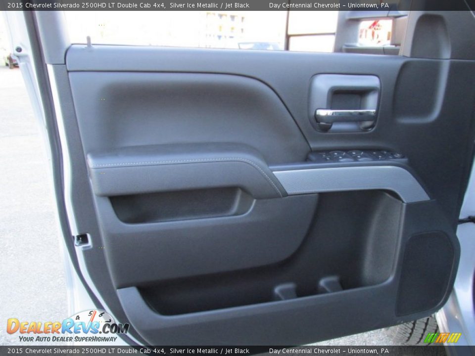 2015 Chevrolet Silverado 2500HD LT Double Cab 4x4 Silver Ice Metallic / Jet Black Photo #12