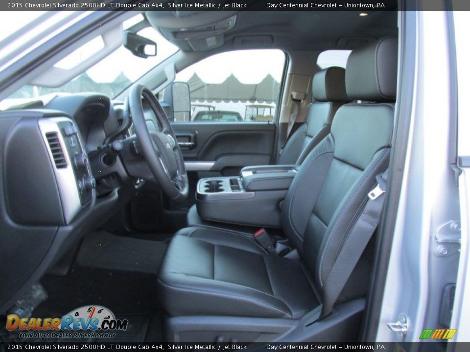2015 Chevrolet Silverado 2500HD LT Double Cab 4x4 Silver Ice Metallic / Jet Black Photo #13