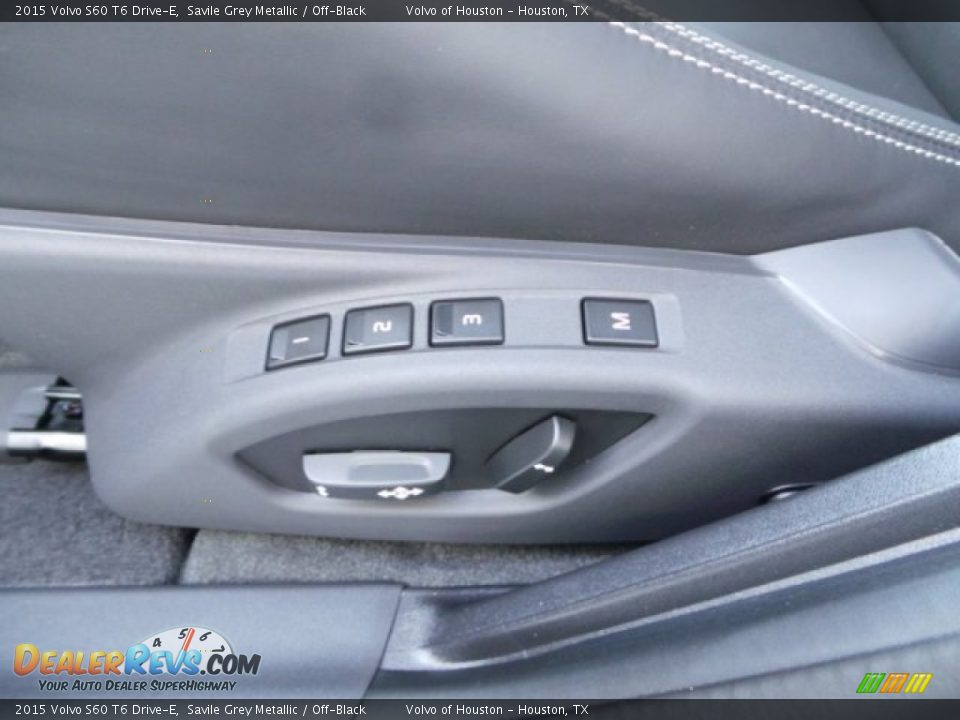 2015 Volvo S60 T6 Drive-E Savile Grey Metallic / Off-Black Photo #11