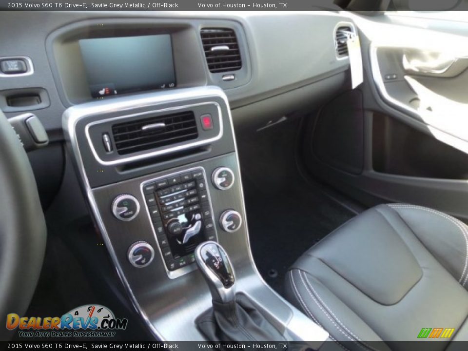 2015 Volvo S60 T6 Drive-E Savile Grey Metallic / Off-Black Photo #12
