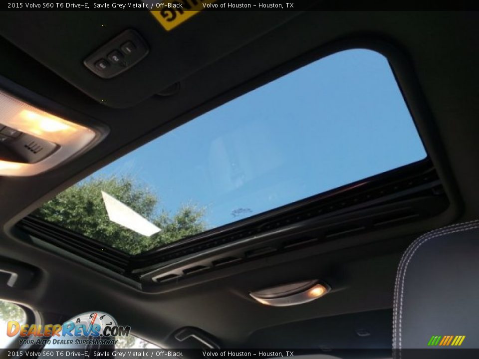 2015 Volvo S60 T6 Drive-E Savile Grey Metallic / Off-Black Photo #14