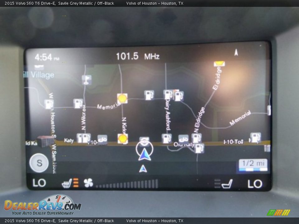 2015 Volvo S60 T6 Drive-E Savile Grey Metallic / Off-Black Photo #15