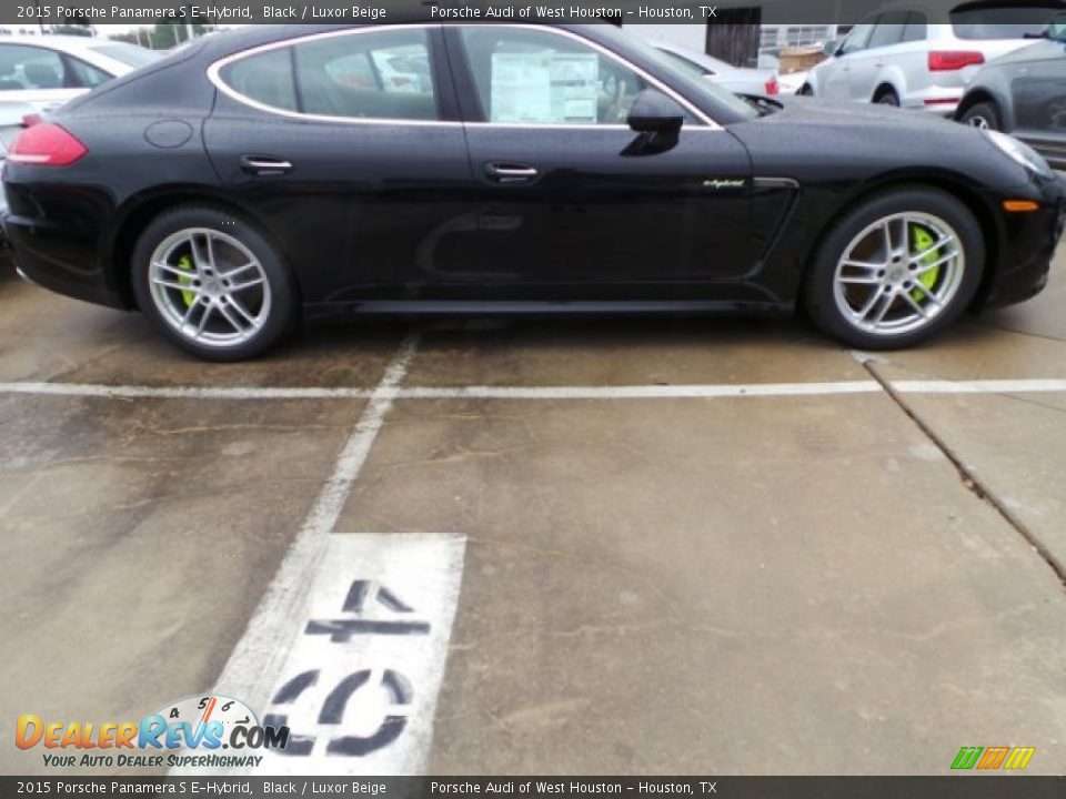 2015 Porsche Panamera S E-Hybrid Black / Luxor Beige Photo #6