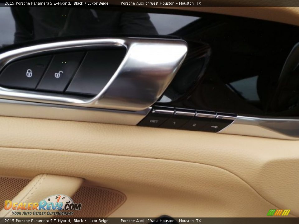 2015 Porsche Panamera S E-Hybrid Black / Luxor Beige Photo #9
