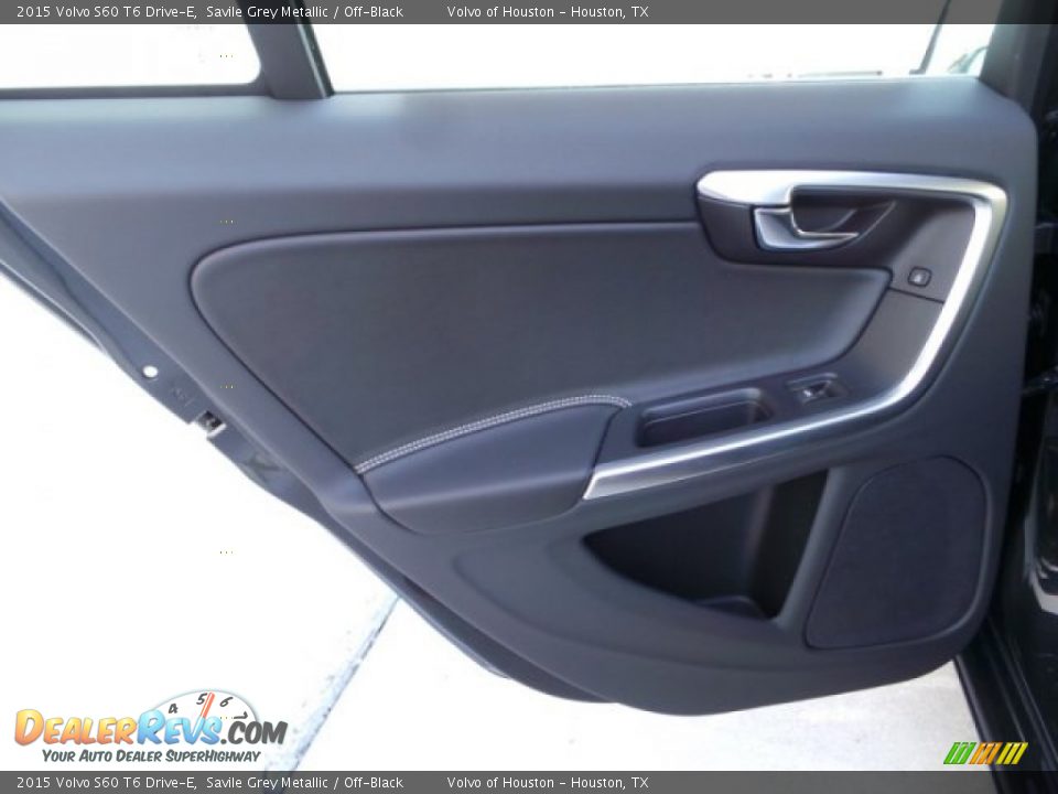 2015 Volvo S60 T6 Drive-E Savile Grey Metallic / Off-Black Photo #20