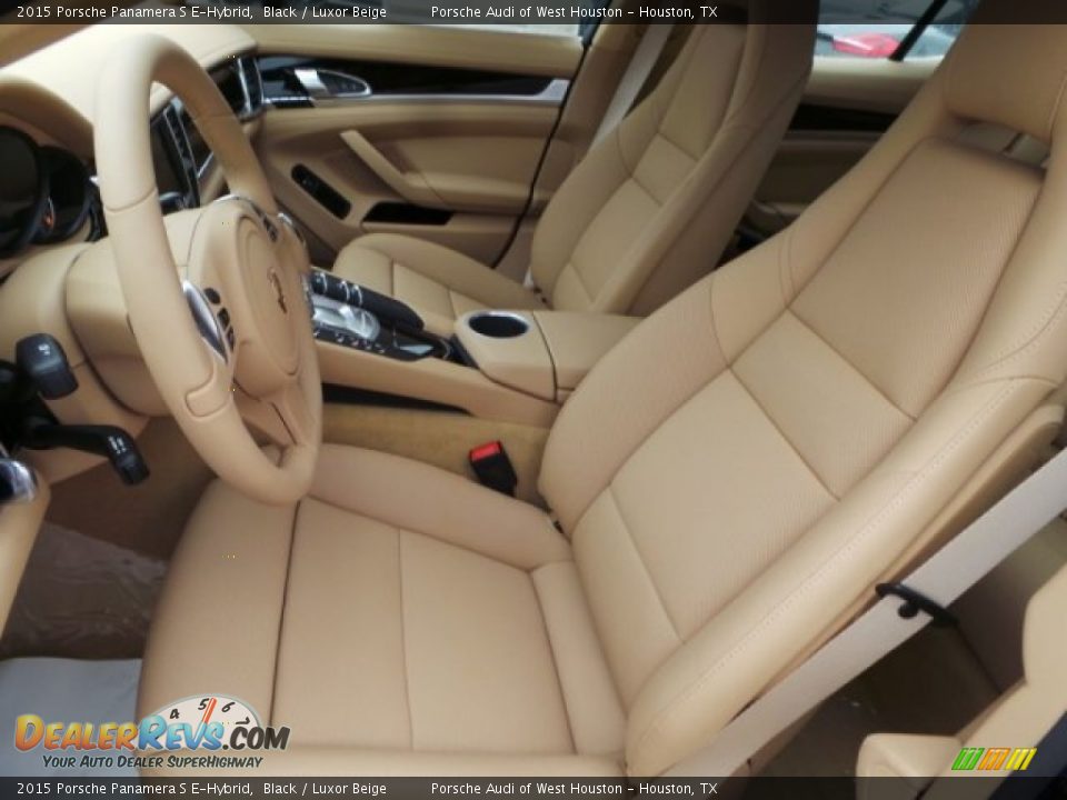2015 Porsche Panamera S E-Hybrid Black / Luxor Beige Photo #11