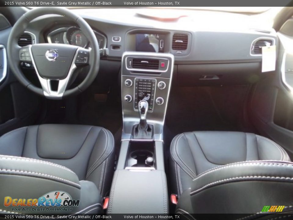2015 Volvo S60 T6 Drive-E Savile Grey Metallic / Off-Black Photo #22