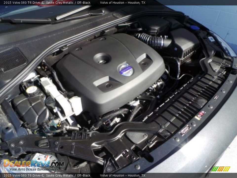 2015 Volvo S60 T6 Drive-E Savile Grey Metallic / Off-Black Photo #25