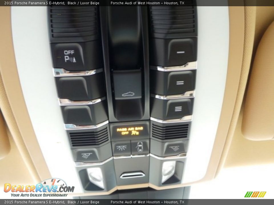 2015 Porsche Panamera S E-Hybrid Black / Luxor Beige Photo #15