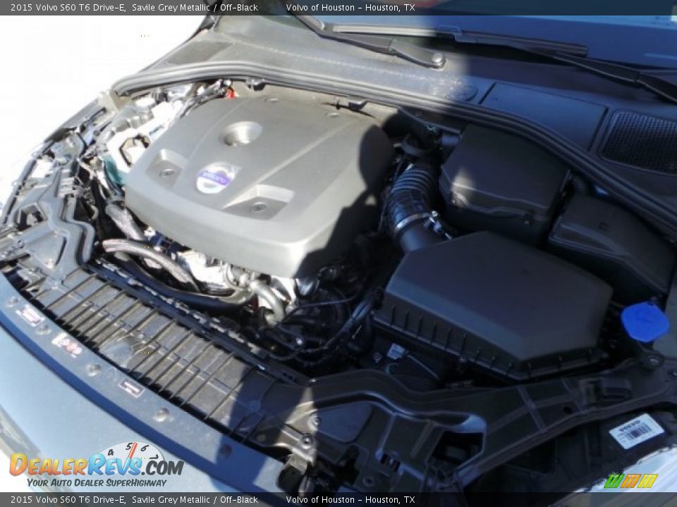 2015 Volvo S60 T6 Drive-E Savile Grey Metallic / Off-Black Photo #26