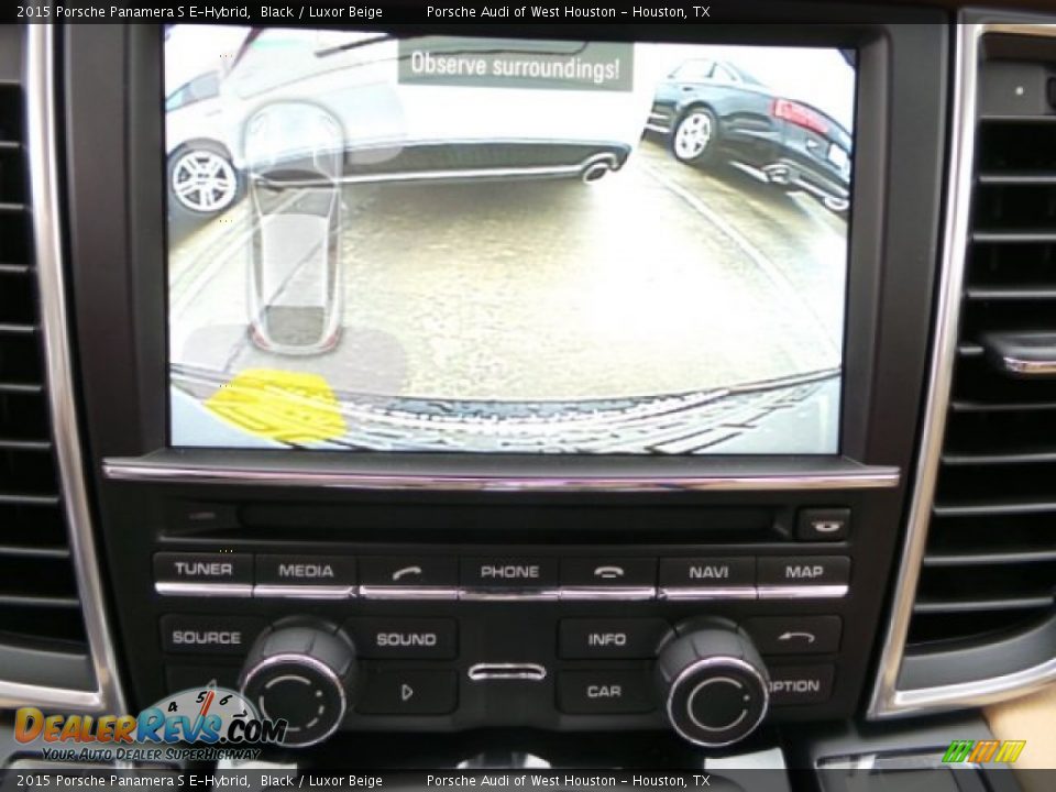 2015 Porsche Panamera S E-Hybrid Black / Luxor Beige Photo #19