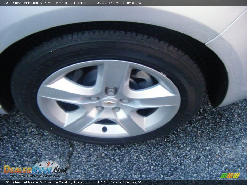 2011 Chevrolet Malibu LS Silver Ice Metallic / Titanium Photo #7