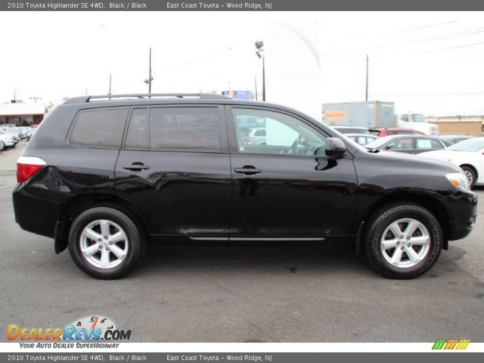 2010 Toyota Highlander SE 4WD Black / Black Photo #2
