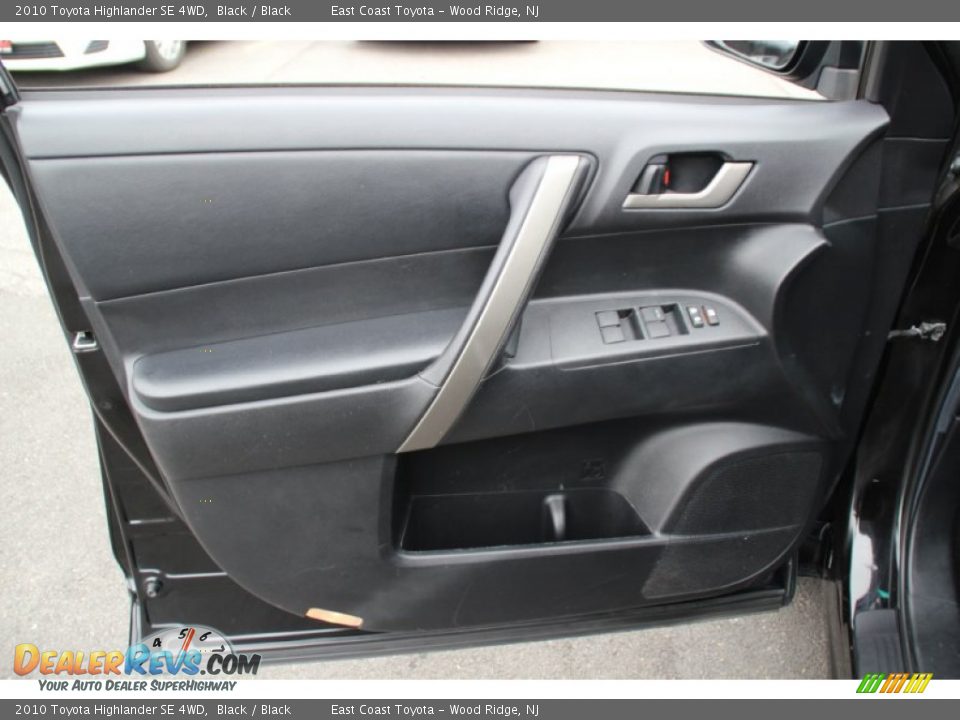 2010 Toyota Highlander SE 4WD Black / Black Photo #9