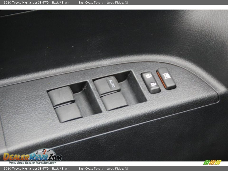 2010 Toyota Highlander SE 4WD Black / Black Photo #10