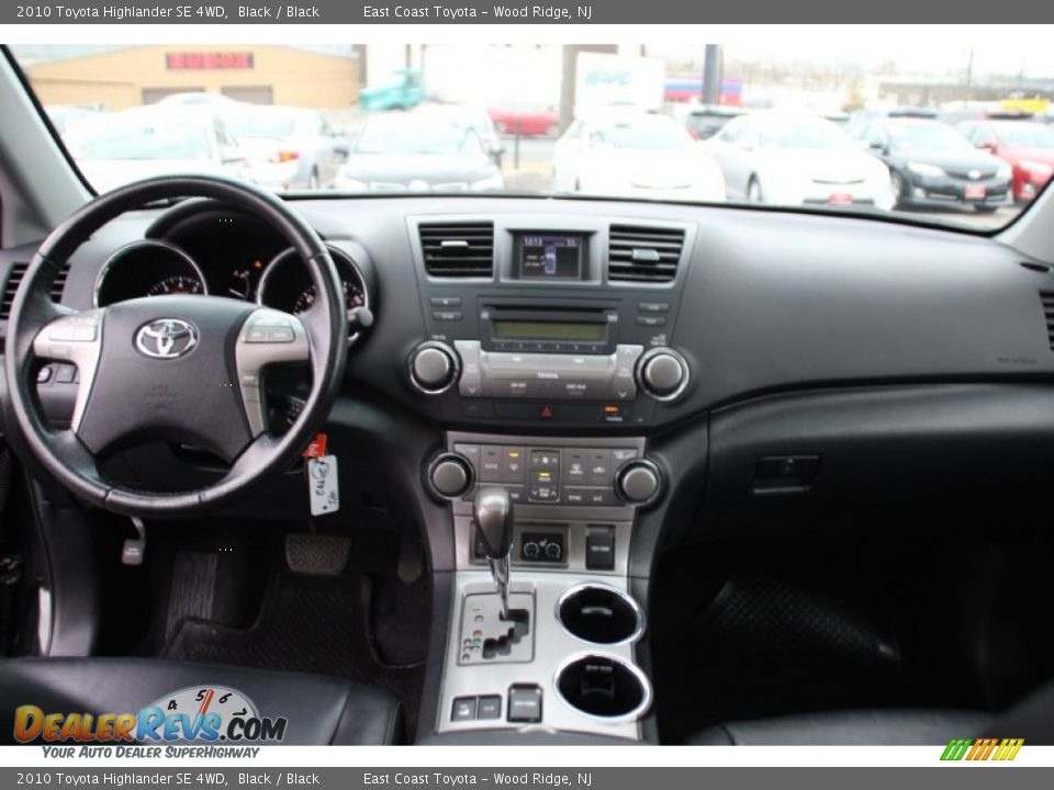 2010 Toyota Highlander SE 4WD Black / Black Photo #15