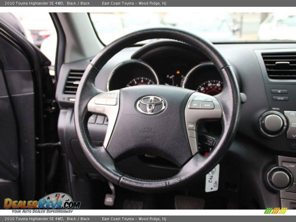 2010 Toyota Highlander SE 4WD Black / Black Photo #18