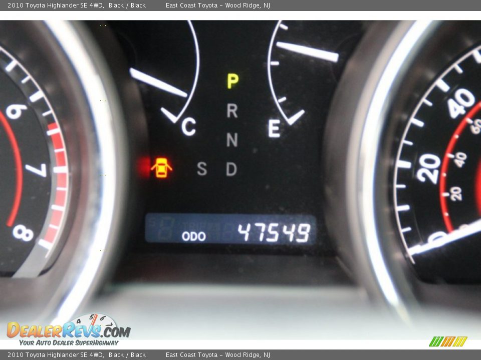 2010 Toyota Highlander SE 4WD Black / Black Photo #19