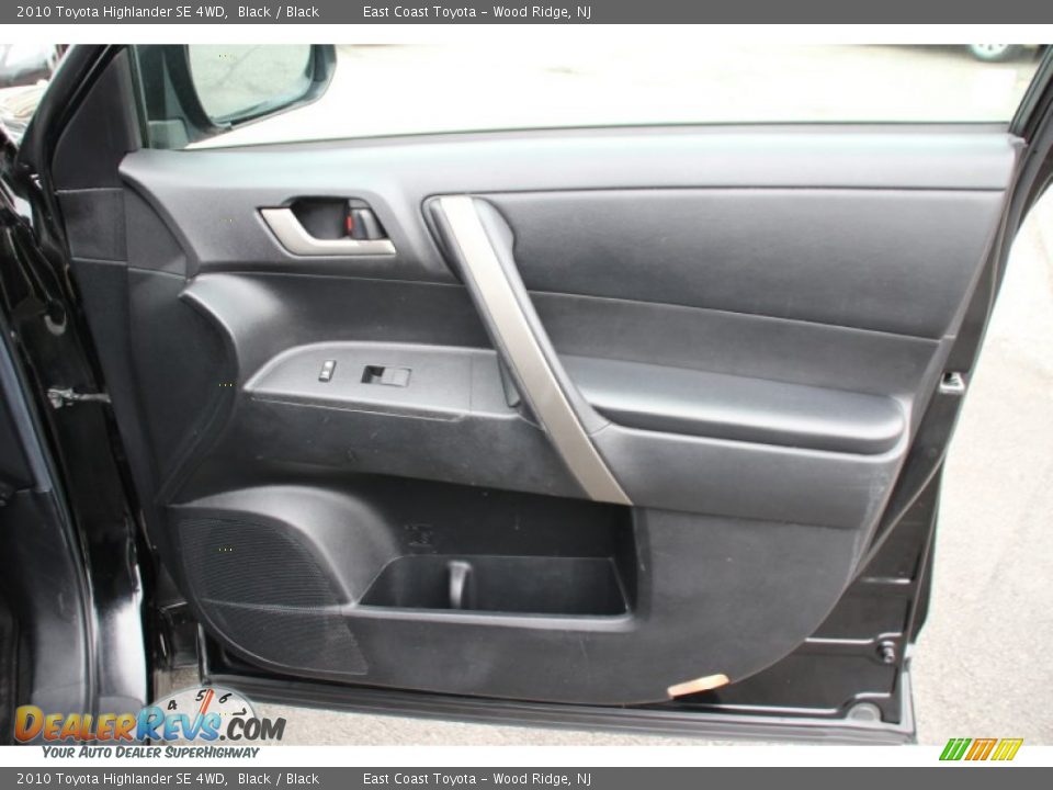 2010 Toyota Highlander SE 4WD Black / Black Photo #23